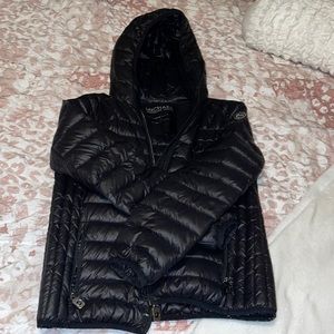 Black puffy MK jacket